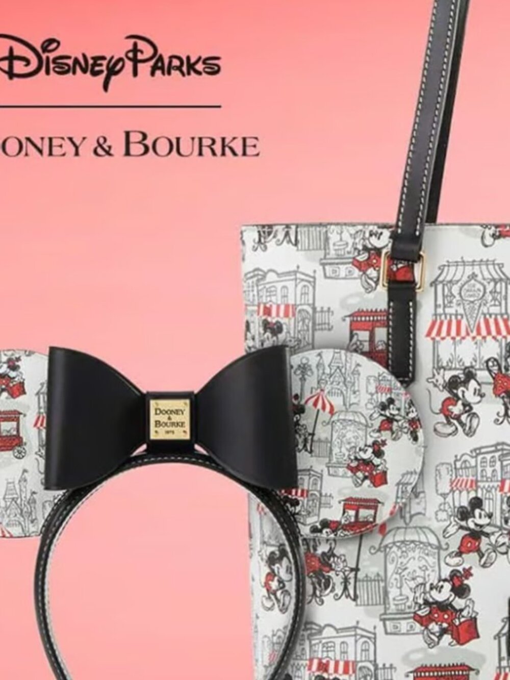 Dooney & Bourke Disney Mickey and Minnie Main Street Ears